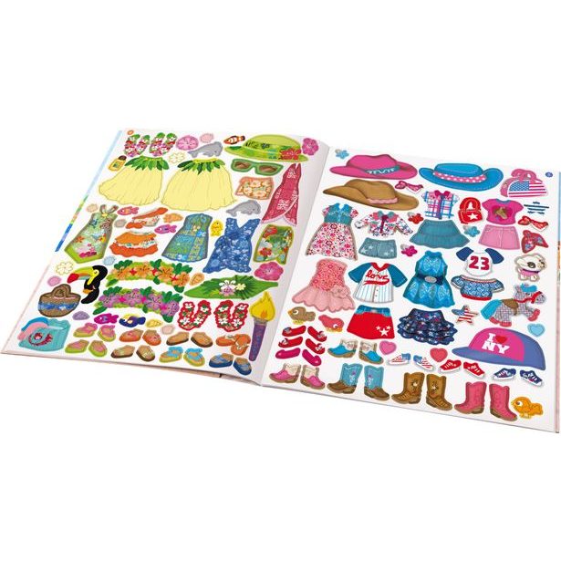 Šaty z celého sveta – Kniha samolepiek