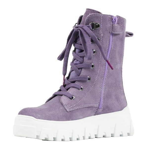 Dívčí zimní kozačky CHUNKY BOOT Richter - Iron ametista