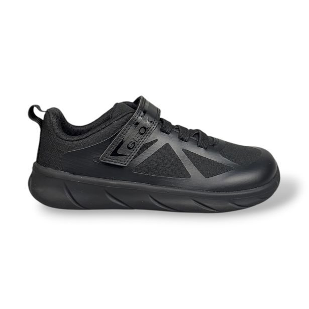 Geox Foot-Run – Černé chlapecké barefoot tenisky
