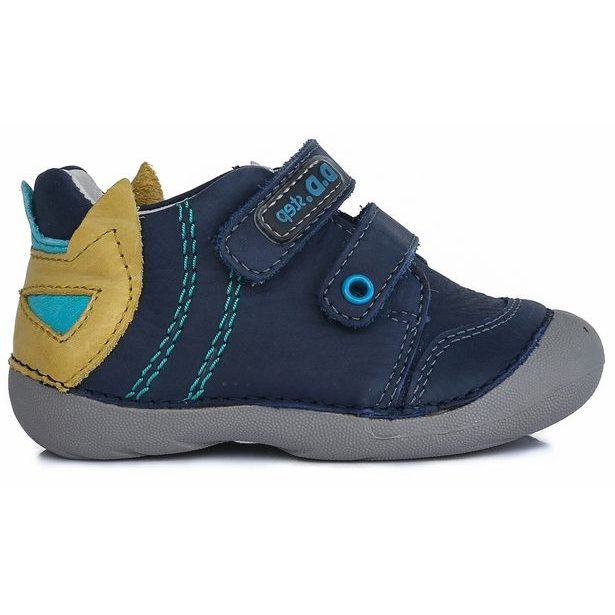 D.D.step kožené boty 015-164A Bermuda Blue