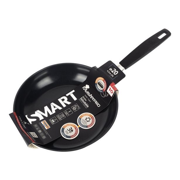 MASTERPRO Pánev s nepřilnavým povrchem SMART 20 cm stříbrná BGEU-3767