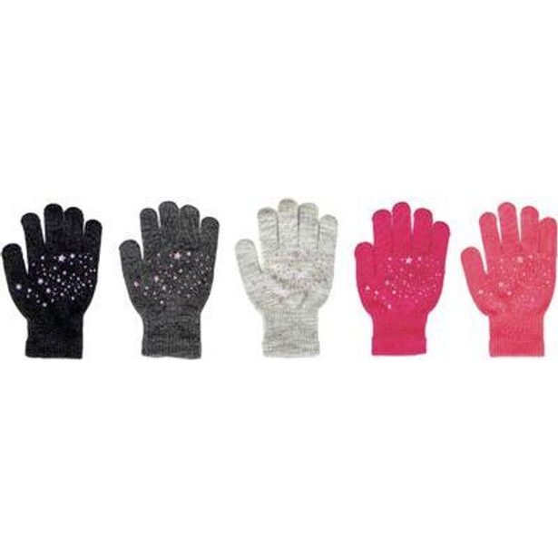 Rukavice dětské pletené Hvězdičky N033