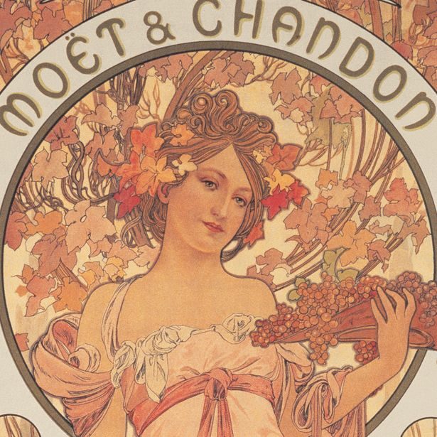 NOTIQUE Poznámkový kalendář Alfons Mucha 2027, 30 x 30 cm