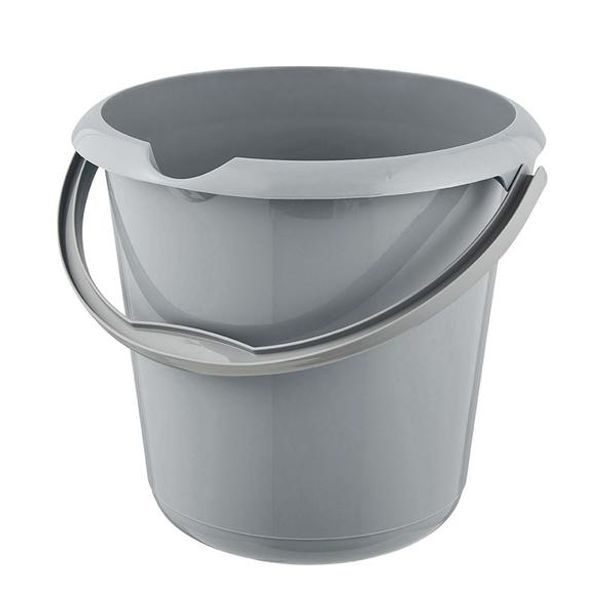 Keeeper KBELÍK S VÝLEVKOU 10L ŠEDÁ