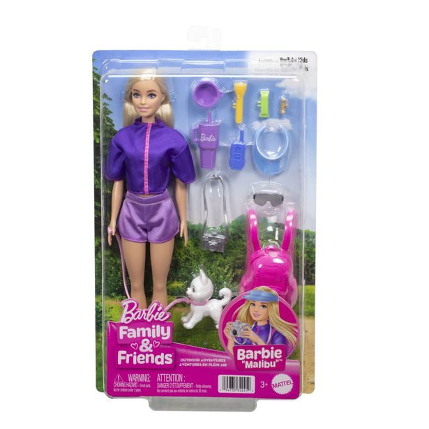 Barbie panenka na výletě s pejskem