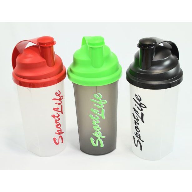 šejkr 0,7l s měrkou, bez potisk., plast