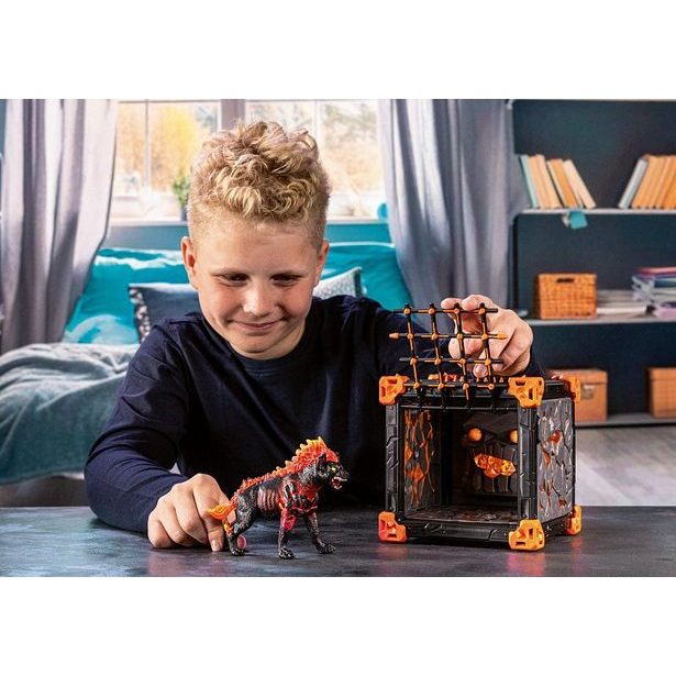 SCHLEICH Aréna BattleCave lávové hyeny