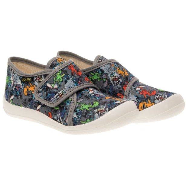 Dětská domácí obuv FARE - DINO