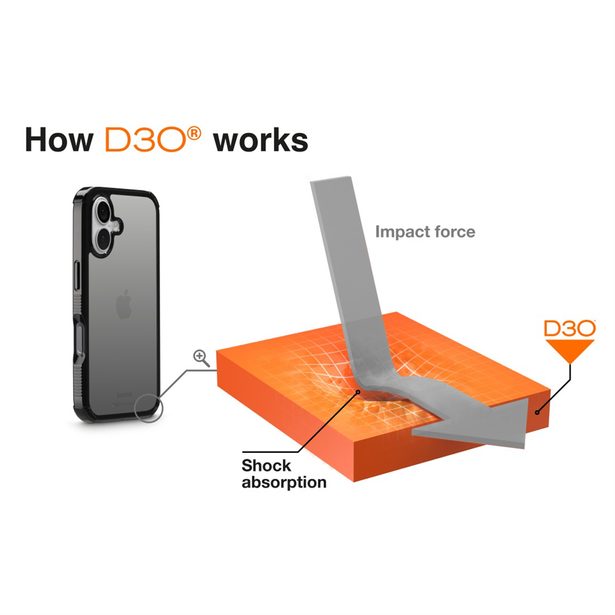 Hama Extreme Protect, kryt pro Apple iPhone 17, materiál D3O®, průhledný černý