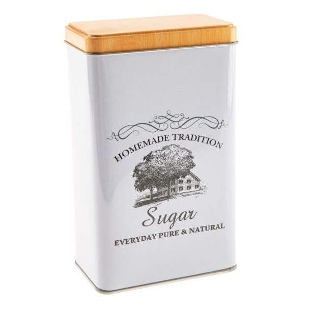 dóza plech. 12,0x7,5x19,0cm, SUGAR HOMEMADE TRAD.