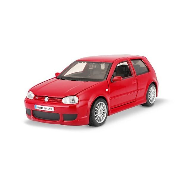 Maisto Maisto - Volkswagen Golf R32, červená, 1:24