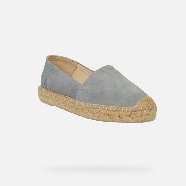 Šedé dámské slip on Geox Lampedusa