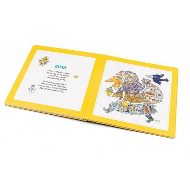 OD JARA DO ZIMY – Puzzle, básničky, omalovánky, kvízy Baagl