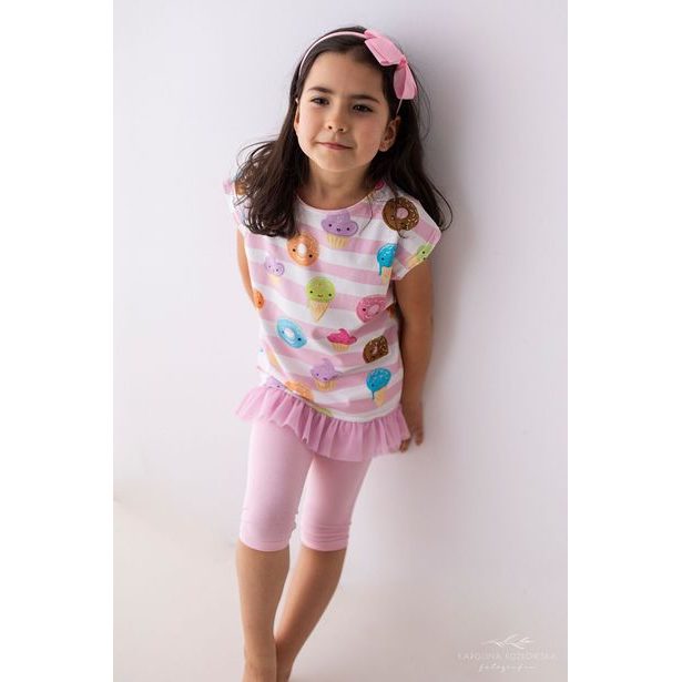 Tunika s tylem Lily Grey donuty