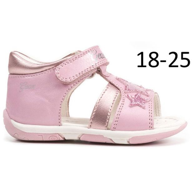 Detská obuv prvé krôčiky GEOX B SANDAL TAPUZ GIRL LIGHT PINK