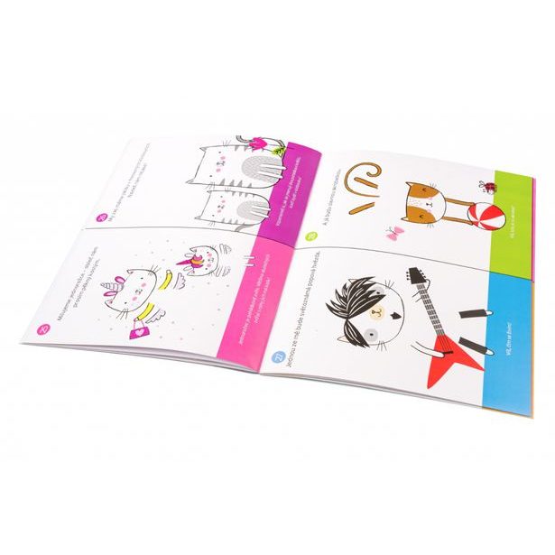 Šaty pro KOČKU MÍNU – Kniha samolepek Baagl