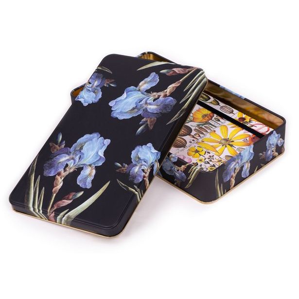 Plechová dóza Kosatec - Kateřina Winterová collection