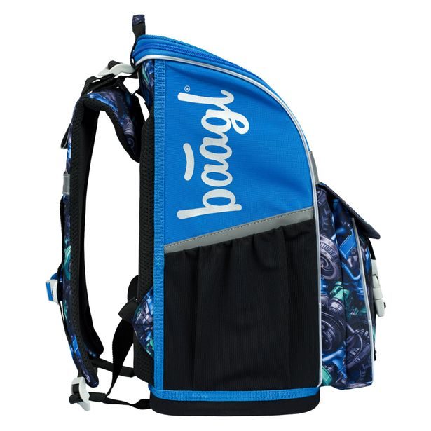 BAAGL SET 5 Zippy Závodní auto: aktovka, penál, sáček, zástěra, peněženka