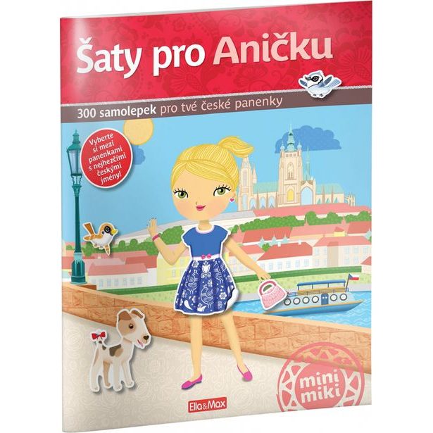 Šaty pro ANIČKU ─ Kniha samolepek Baagl