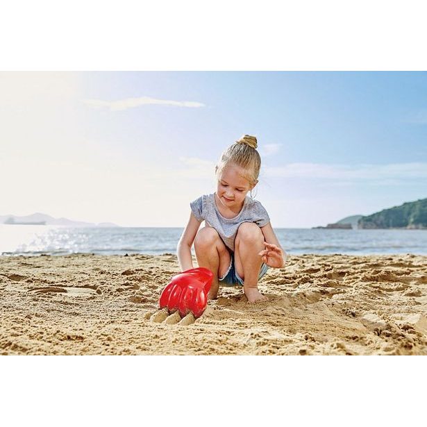 Hračky na písek - Velká tlapa, červená