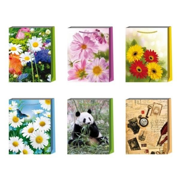 taška dárk. S, JARO,DĚTSKÉ 14x11,5x6,5cm, MIX DEK, papír