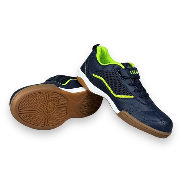 Dětská sálová obuv LICO - Marine/lemon