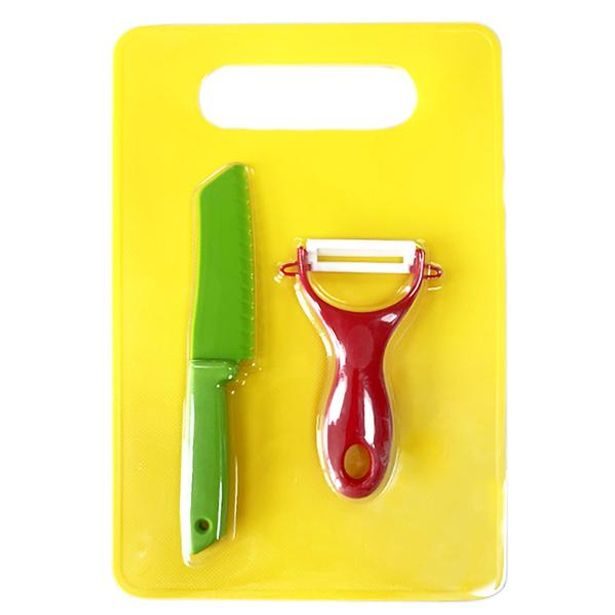 TORO DĚTSKÁ KUCHYŇSKÁ SADA 3KS PRKÉNKO, NŮŽ, ŠKRABKA_hamashop