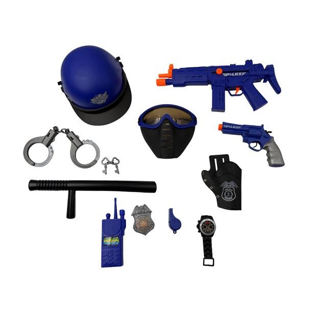 Policejní sada s helmou