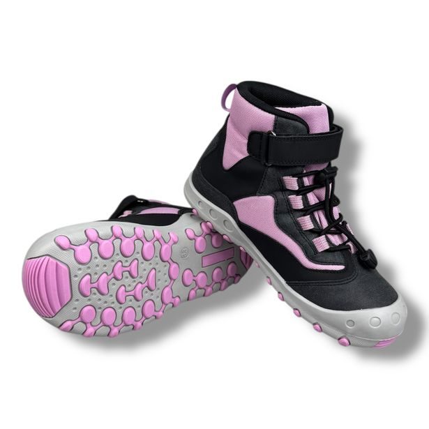 Dětská turistická obuv s membránou Protetika - Růžové