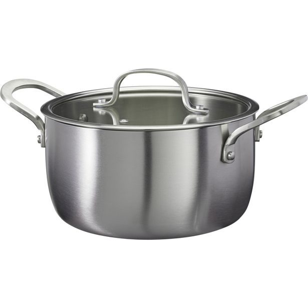 SIAKI HUISHOUD Kastrol nerez 20,5 cm s poklicí KO-C85000400