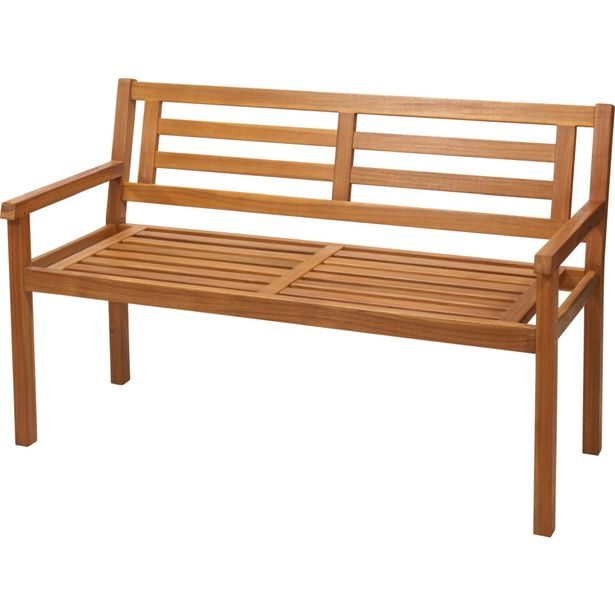 PROGARDEN Zahradní lavice 120 x 57 x 75 cm akát KO-VM7000050