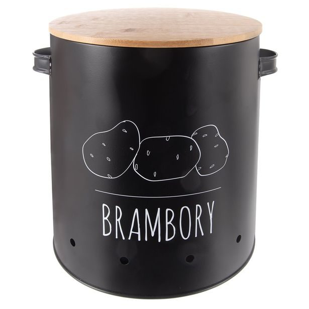 Dóza pr. 22,5 cm Brambory BLACK