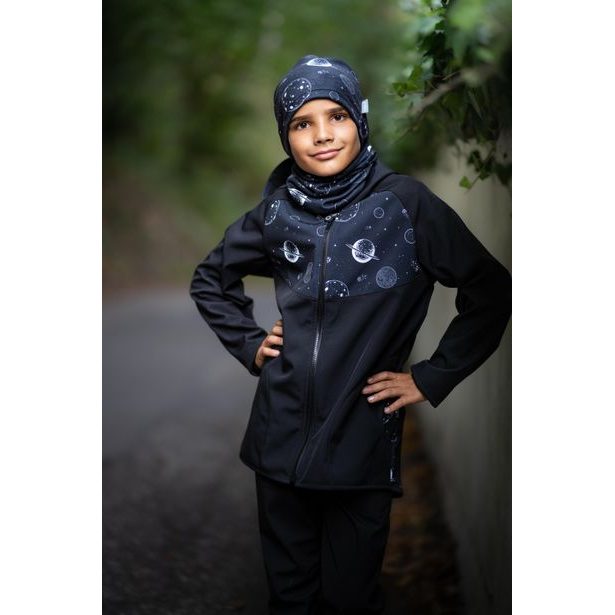 Unuo, Dětský nákrčník z fleecu Basic, Planety