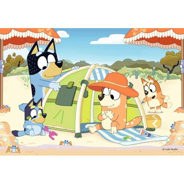 Bluey na pláži 35 dílků