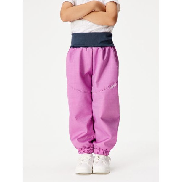 Unuo, Batolecí softshellové kalhoty s beránkem Light, Fialová