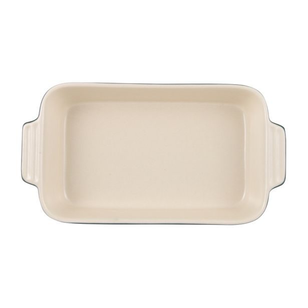 BERGNER Pekáč obdélníkový kamenina sada 2 ks Excalibur zelená BG-13362-GR