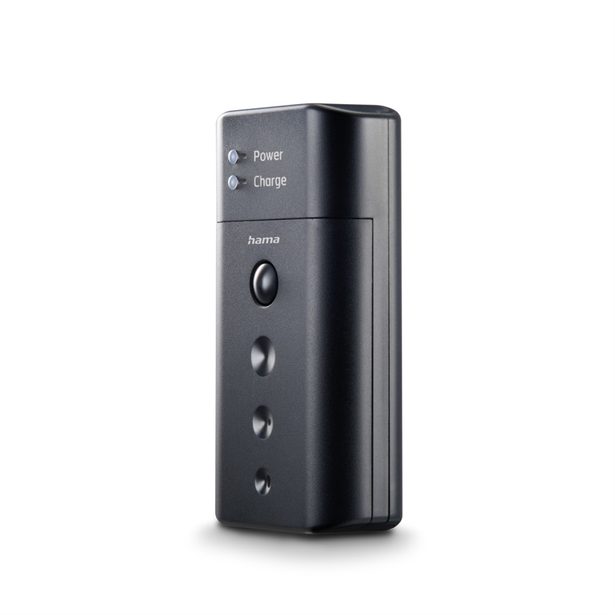 Hama univerzální nabíječka Delta Travel pro Li-Ion, AA/AAA, USB-C