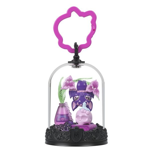 Monster High klíčenka s příšerkovským mazlíčkem asst