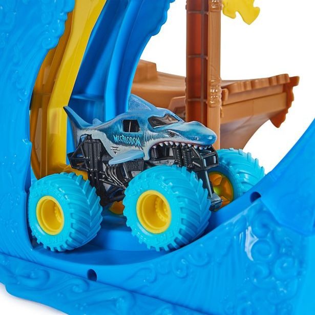 SpinMaster MONSTER JAM - Hrací set MEGALODON ZOOP OF DOOM, 1:64