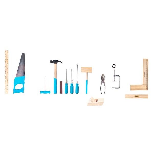 Kovové nářadí v dřevěném kufříku