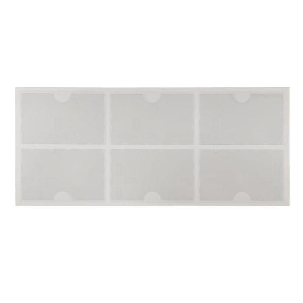 Samolepicí kapsa na vizitku otvor z vrchu - 6 ks