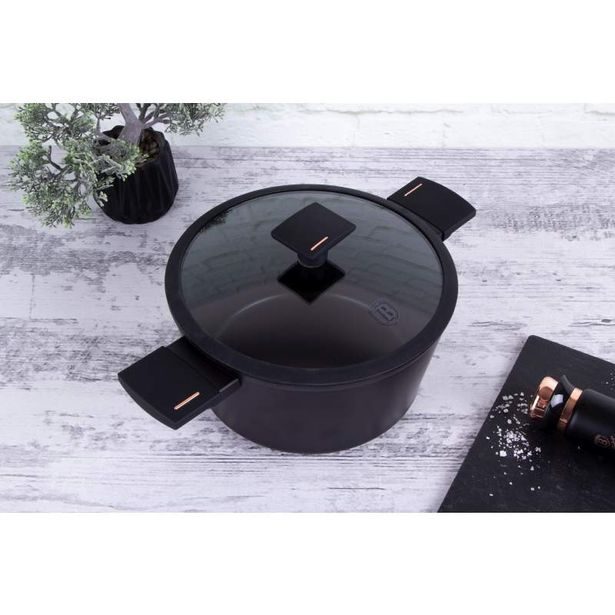BERLINGERHAUS Kastrol s poklicí s titanovým povrchem 24 cm Monaco Collection BH-7087