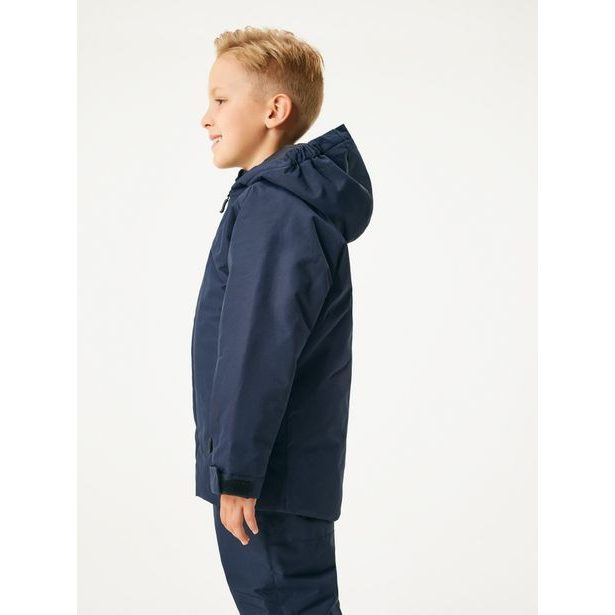 Unuo Dětská zimní bunda Polar, Tm. Modročerná
