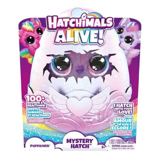 HATCHIMALS LÍHNOUCÍ SE INTERAKTIVNÍ ZVÍŘÁTKO JEDNOROŽEC