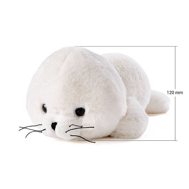 LUMPIN Tuleň Shila bílý, 35cm