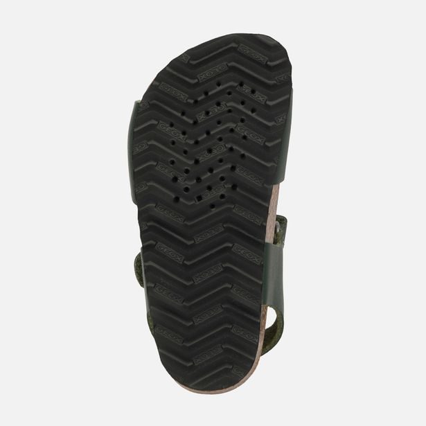 Khaki chlapecké sandály Geox Chalki
