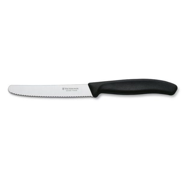 VICTORINOX NŮŽ NA RAJČE VICTORINOX SWISSCLASSIC, ČERNÁ 11CM_hamashop