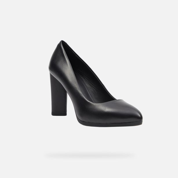 Černé dámské lodičky Geox Walk Pleasure 90