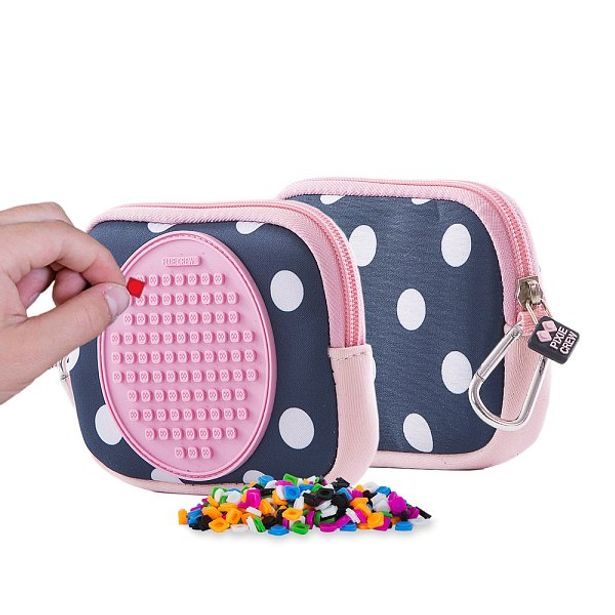PIXIE CREW PIXIE CREW univerzální pouzdro MODRÉ S BÍLÝM PUNTÍKEM