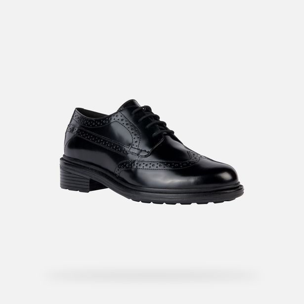 Černé dámské polobotky Geox Walk Pleasure